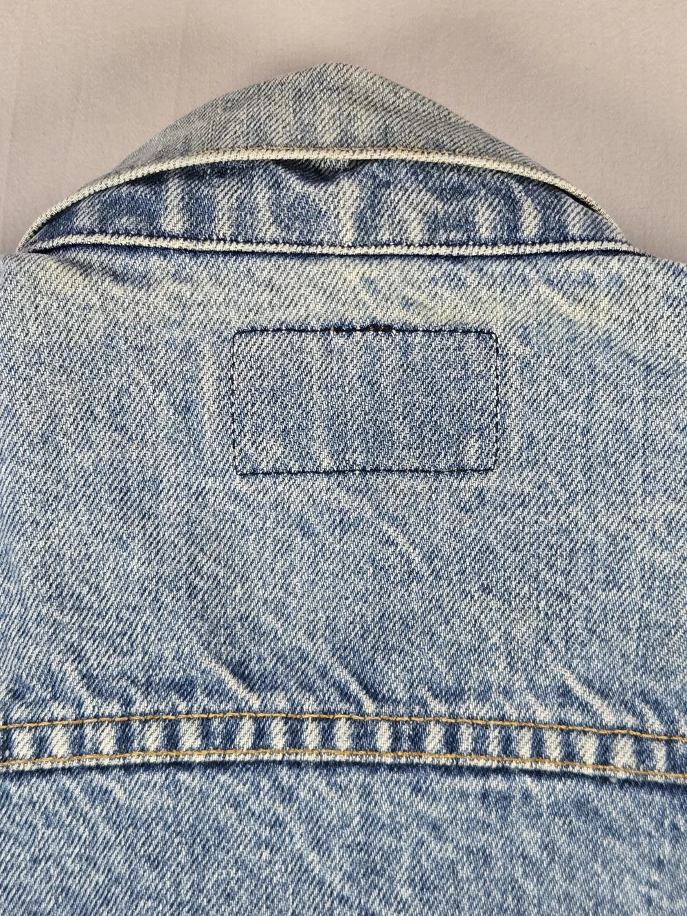 Vintage Levi's 70507 Made in USA Denim Trucker Vest Size Medium Excell Condition - Picture 6 of 12
